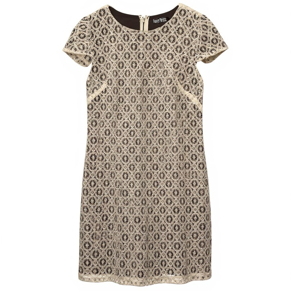 Suzi Chin Lace Overlay Dress